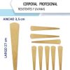 Espatula de madera de 27 cm para depilacion profesional x 10 unidades
